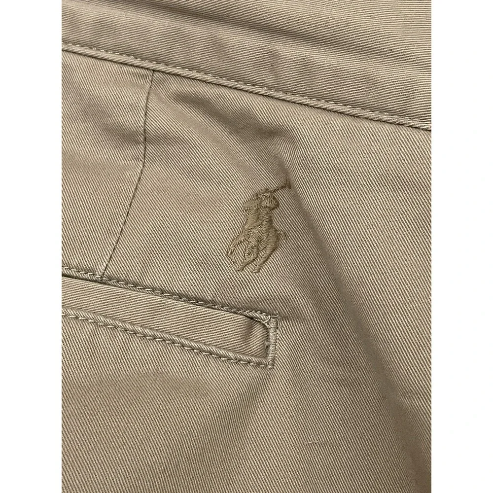 NEW Polo Ralph Lauren Bedford Classic Fit Washed‎ Chino Pants 44B x 32 Khaki